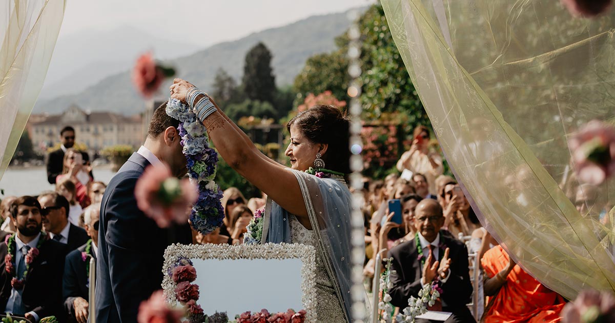 Indian Persian Wedding At Villa Rusconi Clerici On Lake Maggiore