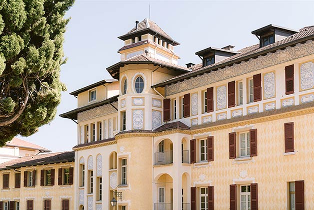 Getting ready at Grand Hotel in Gardone Riviera