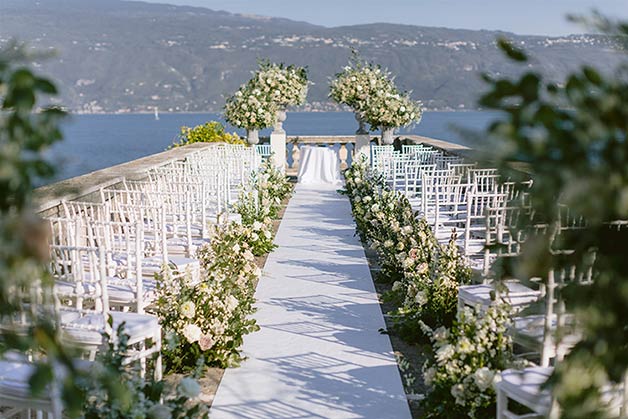 Intimate Ceremony Overlooking Lake Garda