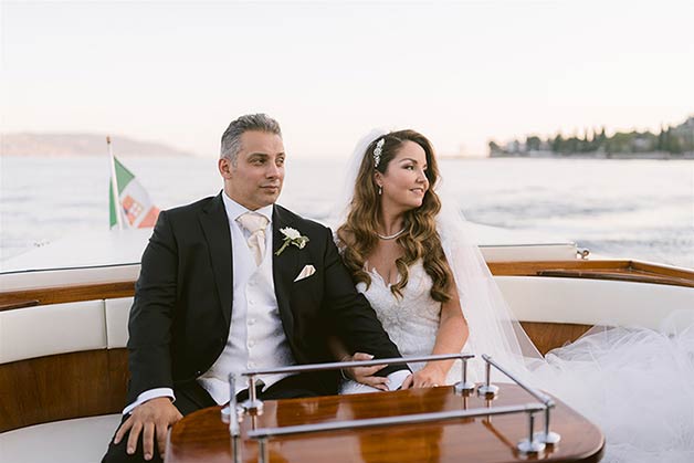 Garden Reception with a View over Lake Garda