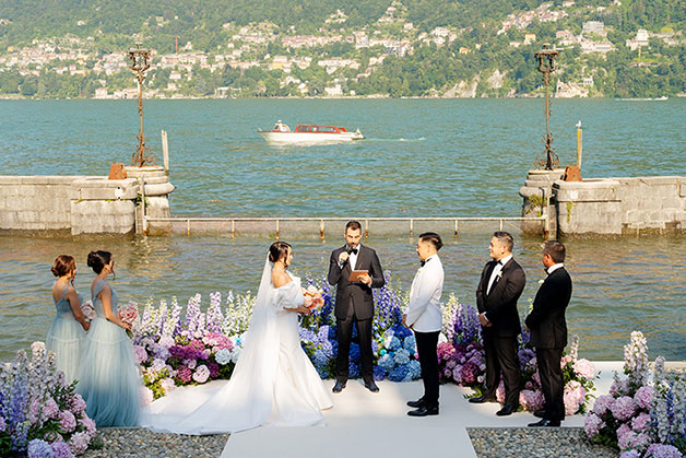 Interfaith Wedding on Lake Como