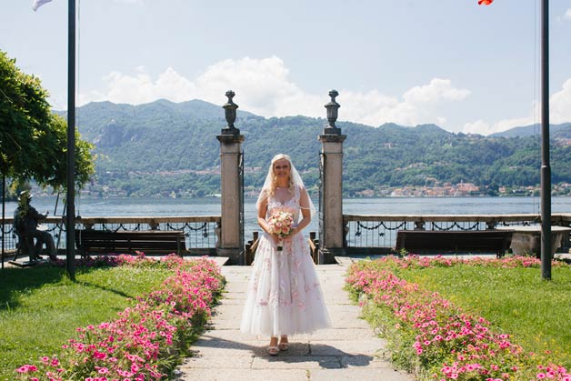 civil ceremony at Villa Bossi, Lake Orta