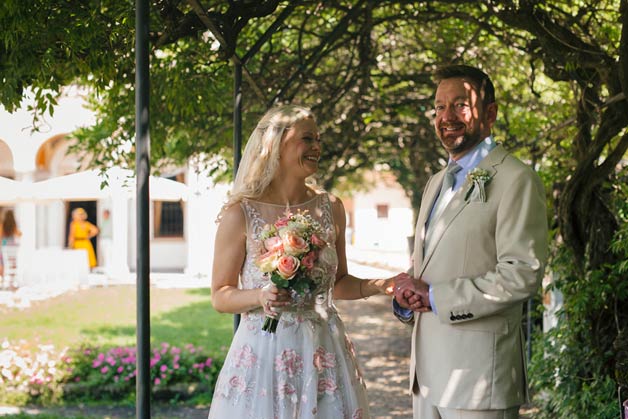 civil ceremony at Villa Bossi, Lake Orta